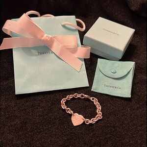 Return to Tiffany Heart Tag Bracelet - 7.5”